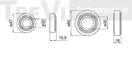 Фото WB2034 Комплект подшипника TREVI AUTOMOTIVE {forloop.counter}}