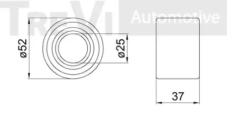 Фото WB2038 Комплект подшипника TREVI AUTOMOTIVE {forloop.counter}}