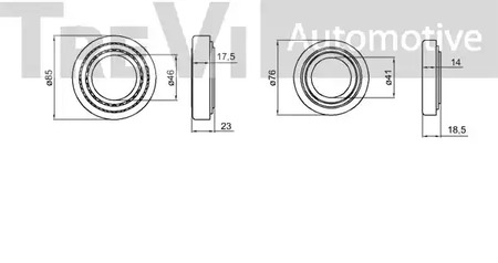 Фото WB2054 Комплект подшипника TREVI AUTOMOTIVE {forloop.counter}}