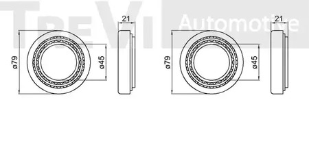 Фото WB2055 Комплект подшипника TREVI AUTOMOTIVE {forloop.counter}}