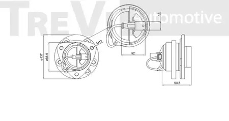 Фото WB2075 Комплект подшипника TREVI AUTOMOTIVE {forloop.counter}}