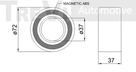 Фото WB2082 Комплект подшипника TREVI AUTOMOTIVE {forloop.counter}}