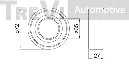 Фото WB2092 Комплект подшипника TREVI AUTOMOTIVE {forloop.counter}}