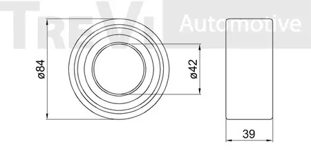 Фото WB2105 Комплект подшипника TREVI AUTOMOTIVE {forloop.counter}}