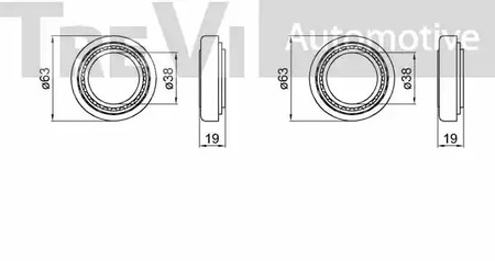 Фото WB2114 Комплект подшипника TREVI AUTOMOTIVE {forloop.counter}}