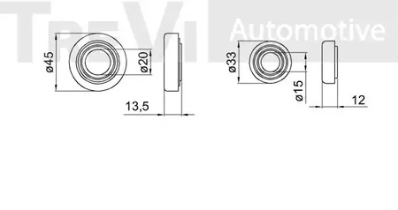 Фото WB2123 Комплект подшипника TREVI AUTOMOTIVE {forloop.counter}}