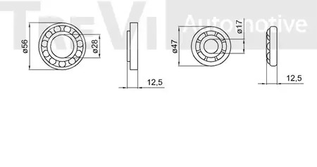 Фото WB2132 Комплект подшипника TREVI AUTOMOTIVE {forloop.counter}}