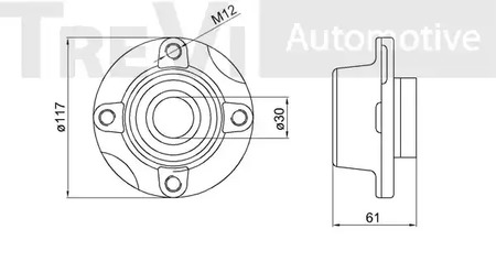 Фото WB2135 Комплект подшипника TREVI AUTOMOTIVE {forloop.counter}}