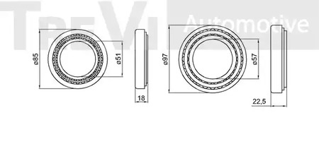 Фото WB2150 Комплект подшипника TREVI AUTOMOTIVE {forloop.counter}}