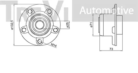 Фото WB2161 Комплект подшипника TREVI AUTOMOTIVE {forloop.counter}}