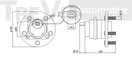 Фото WB2171 Комплект подшипника TREVI AUTOMOTIVE {forloop.counter}}