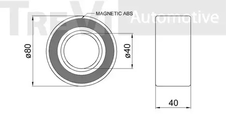 Фото WB2181 Комплект подшипника TREVI AUTOMOTIVE {forloop.counter}}