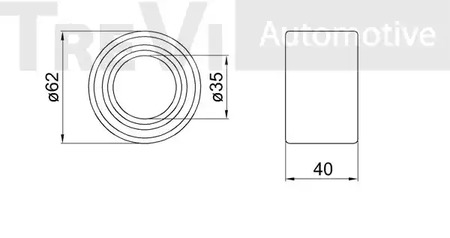 Фото WB2185 Комплект подшипника TREVI AUTOMOTIVE {forloop.counter}}