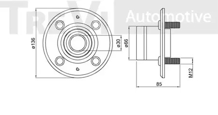 Фото WB2187 Комплект подшипника TREVI AUTOMOTIVE {forloop.counter}}