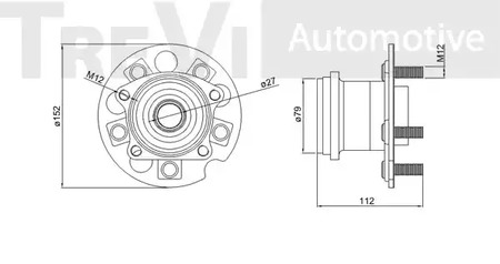 Фото WB2195 Комплект подшипника TREVI AUTOMOTIVE {forloop.counter}}