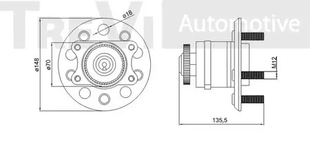 Фото WB2204 Комплект подшипника TREVI AUTOMOTIVE {forloop.counter}}