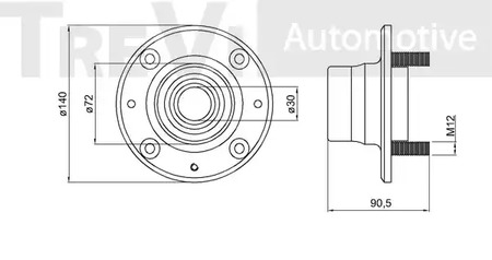 Фото WB2206 Комплект подшипника TREVI AUTOMOTIVE {forloop.counter}}