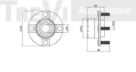 Фото WB2208 Комплект подшипника TREVI AUTOMOTIVE {forloop.counter}}