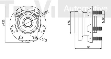 Фото WB2217 Комплект подшипника TREVI AUTOMOTIVE {forloop.counter}}