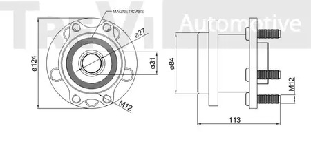 Фото WB2218 Комплект подшипника TREVI AUTOMOTIVE {forloop.counter}}