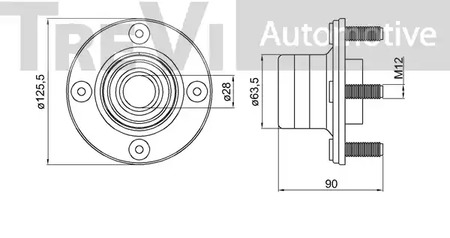 Фото WB2230 Комплект подшипника TREVI AUTOMOTIVE {forloop.counter}}