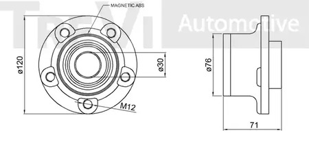 Фото WB2232 Комплект подшипника TREVI AUTOMOTIVE {forloop.counter}}