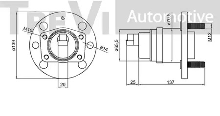 Фото WB2246 Комплект подшипника TREVI AUTOMOTIVE {forloop.counter}}