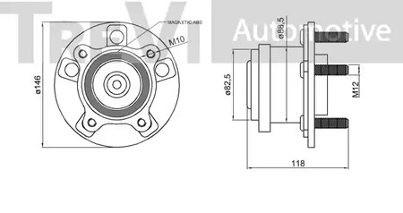 Фото WB2251 Комплект подшипника TREVI AUTOMOTIVE {forloop.counter}}