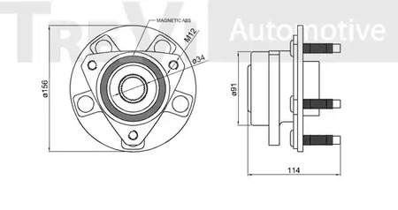 Фото WB2261 Комплект подшипника TREVI AUTOMOTIVE {forloop.counter}}