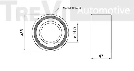 Фото WB2266 Комплект подшипника TREVI AUTOMOTIVE {forloop.counter}}