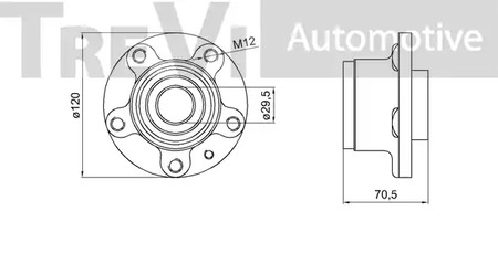 Фото WB2277 Комплект подшипника TREVI AUTOMOTIVE {forloop.counter}}