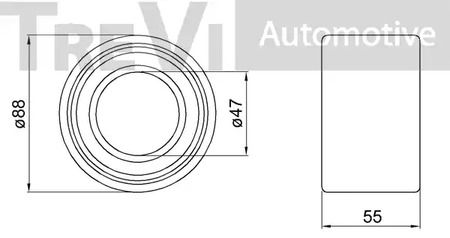 Фото WB2285 Комплект подшипника TREVI AUTOMOTIVE {forloop.counter}}