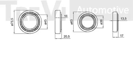 Фото WB2286 Комплект подшипника TREVI AUTOMOTIVE {forloop.counter}}