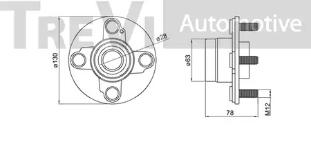 Фото WB2295 Комплект подшипника TREVI AUTOMOTIVE {forloop.counter}}