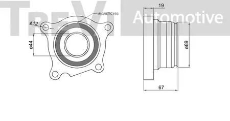 Фото WB2297 Комплект подшипника TREVI AUTOMOTIVE {forloop.counter}}