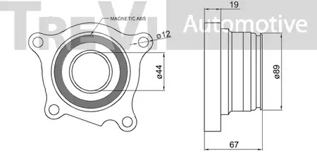 Фото WB2298 Комплект подшипника TREVI AUTOMOTIVE {forloop.counter}}