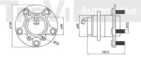 Фото WB2302 Комплект подшипника TREVI AUTOMOTIVE {forloop.counter}}