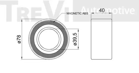 Фото WB2303 Комплект подшипника TREVI AUTOMOTIVE {forloop.counter}}