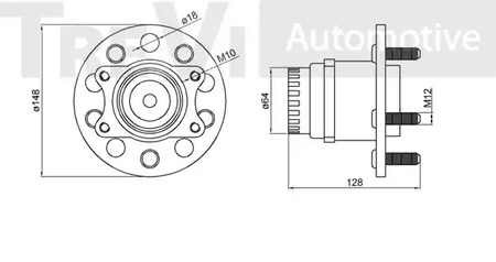 Фото WB2311 Комплект подшипника TREVI AUTOMOTIVE {forloop.counter}}