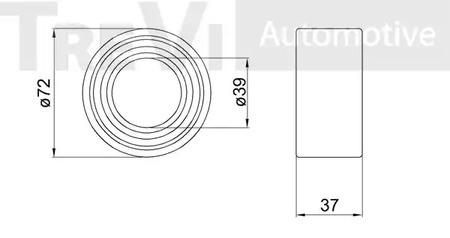 Фото WB2319 Комплект подшипника TREVI AUTOMOTIVE {forloop.counter}}