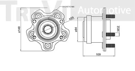 Фото WB2321 Комплект подшипника TREVI AUTOMOTIVE {forloop.counter}}