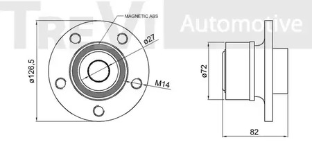 Фото WB2326 Комплект подшипника TREVI AUTOMOTIVE {forloop.counter}}