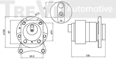 Фото WB2329 Комплект подшипника TREVI AUTOMOTIVE {forloop.counter}}