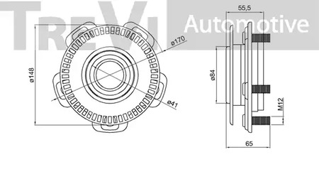 Фото WB2339 Комплект подшипника TREVI AUTOMOTIVE {forloop.counter}}