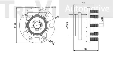 Фото WB2342 Комплект подшипника TREVI AUTOMOTIVE {forloop.counter}}