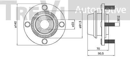 Фото WB2355 Комплект подшипника TREVI AUTOMOTIVE {forloop.counter}}