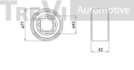 Фото WB2475 Комплект подшипника TREVI AUTOMOTIVE {forloop.counter}}