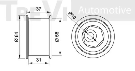 Фото TD1107 Ролик TREVI AUTOMOTIVE {forloop.counter}}