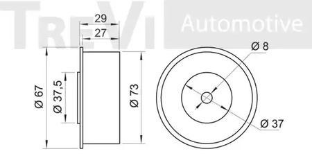 Фото TD1111 Ролик TREVI AUTOMOTIVE {forloop.counter}}