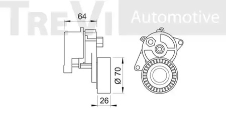 Фото TA1113 Натяжная планка TREVI AUTOMOTIVE {forloop.counter}}